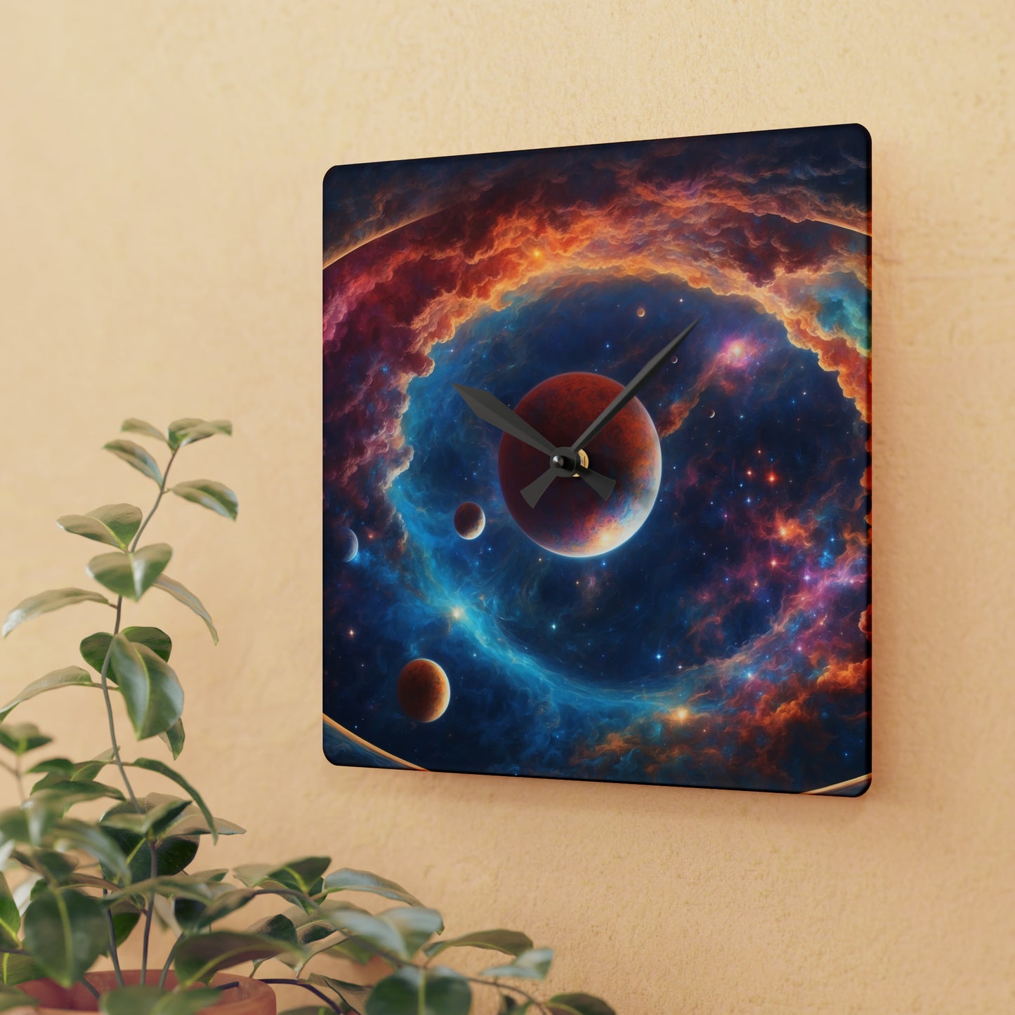 Galaxy Wall Clock