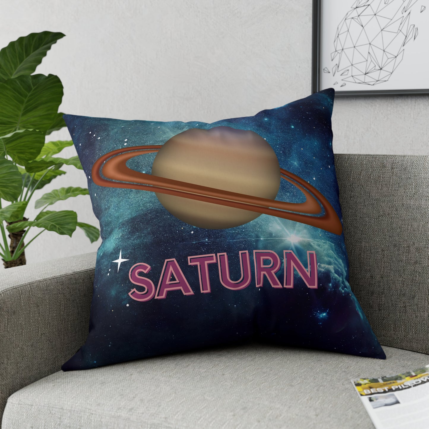 Saturn & Mars Pillow