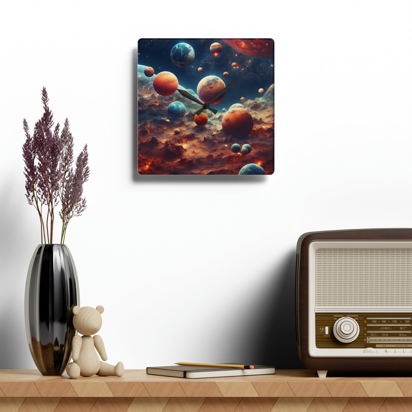 Galaxy Wall Clock