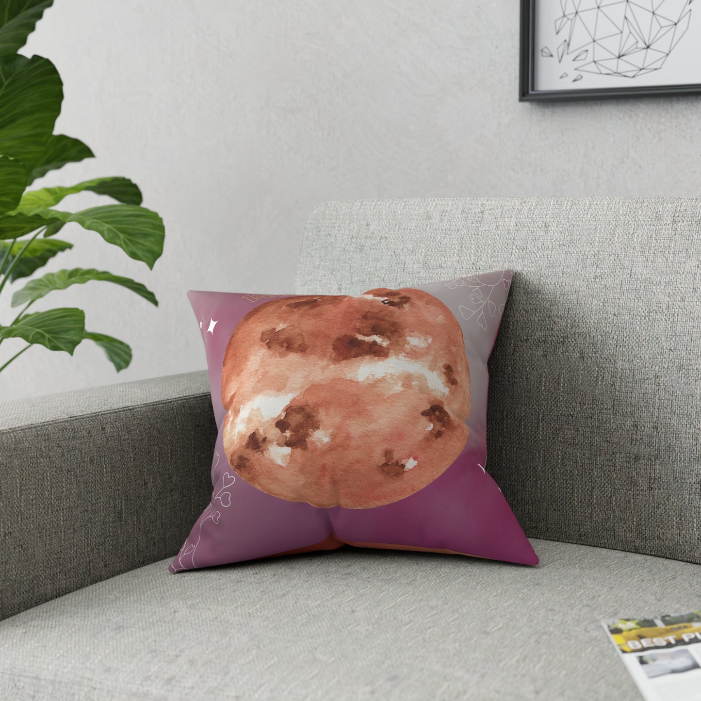 Neptune - Venus Throw Pillow