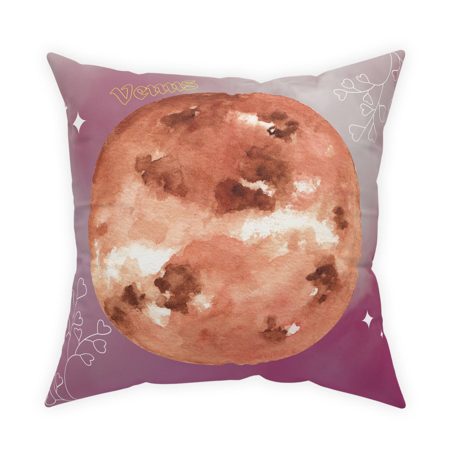 Neptune - Venus Throw Pillow