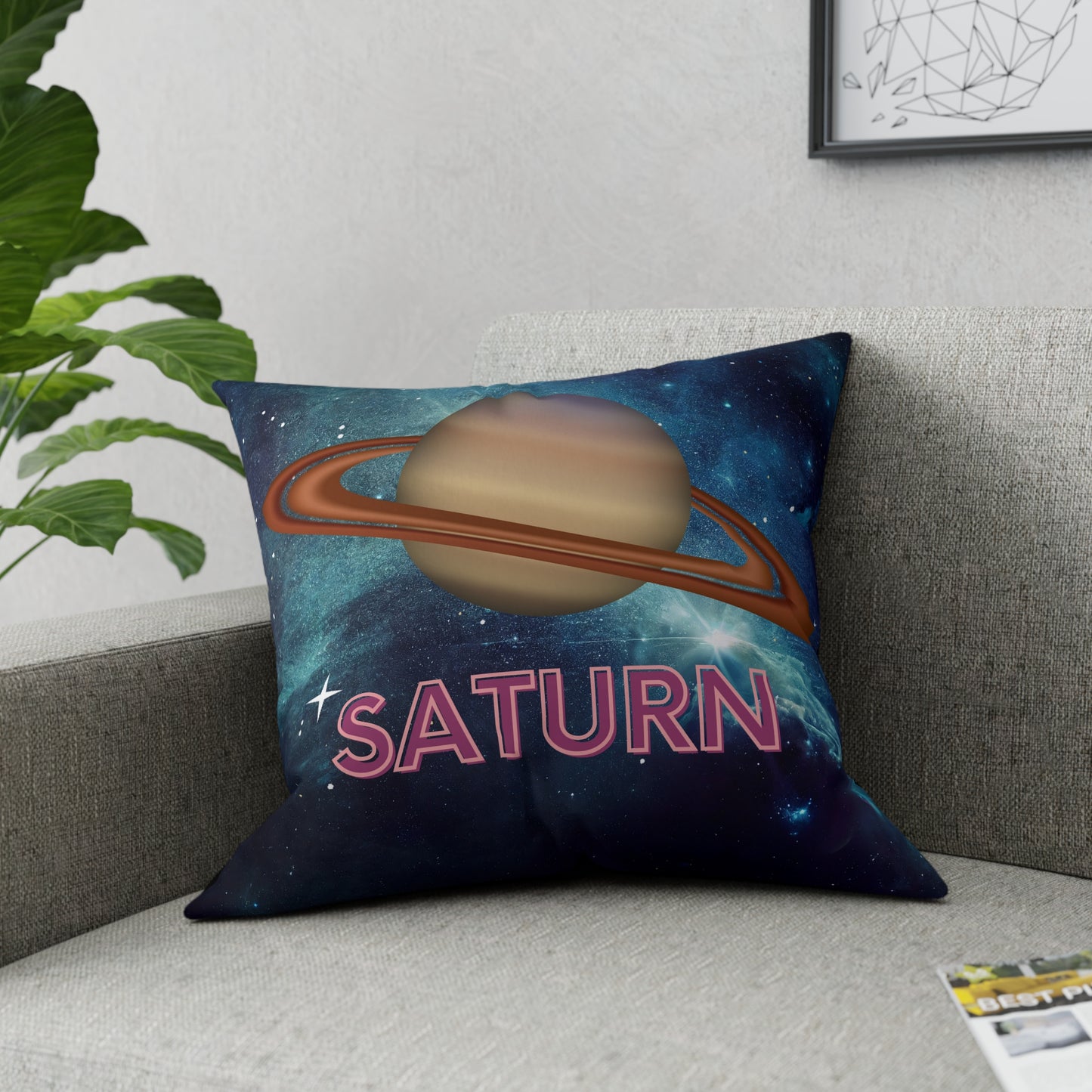 Saturn & Mars Pillow