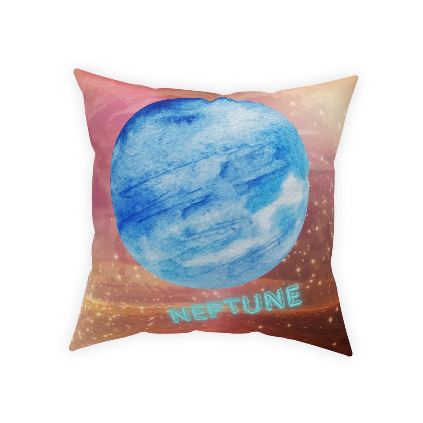 Neptune - Venus Throw Pillow