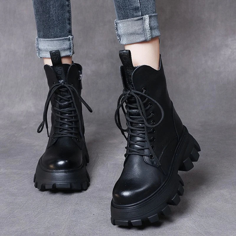 Lace-Up Boots Women