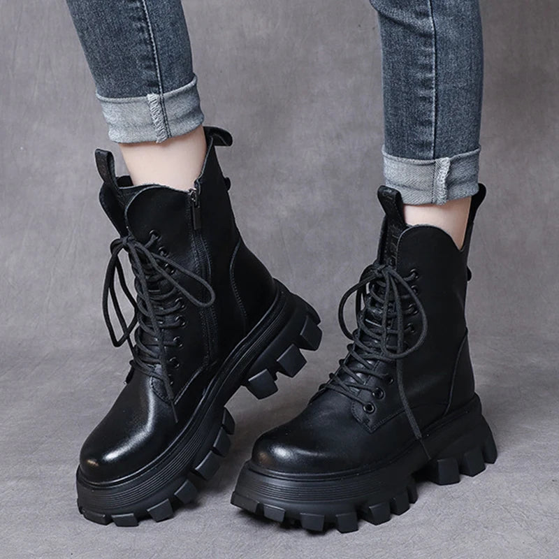 Lace-Up Boots Women