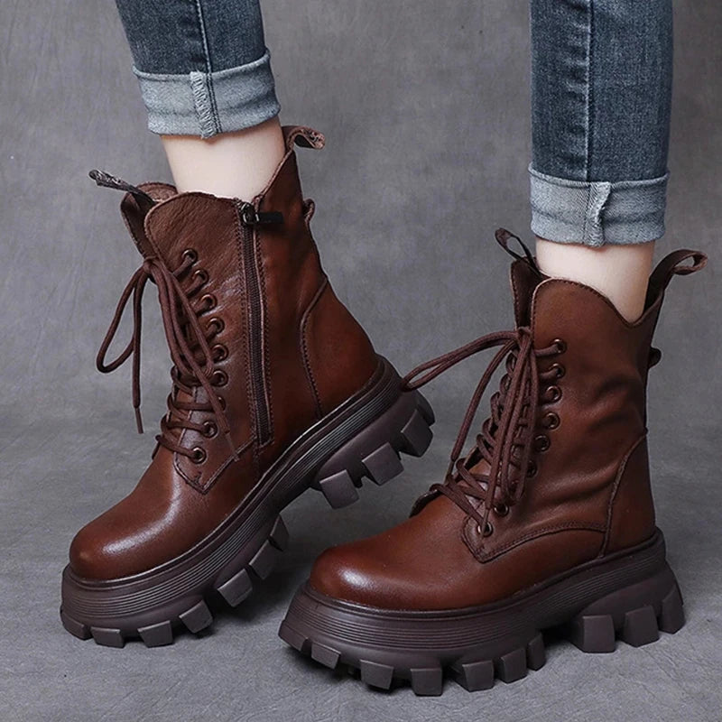 Lace-Up Boots Women