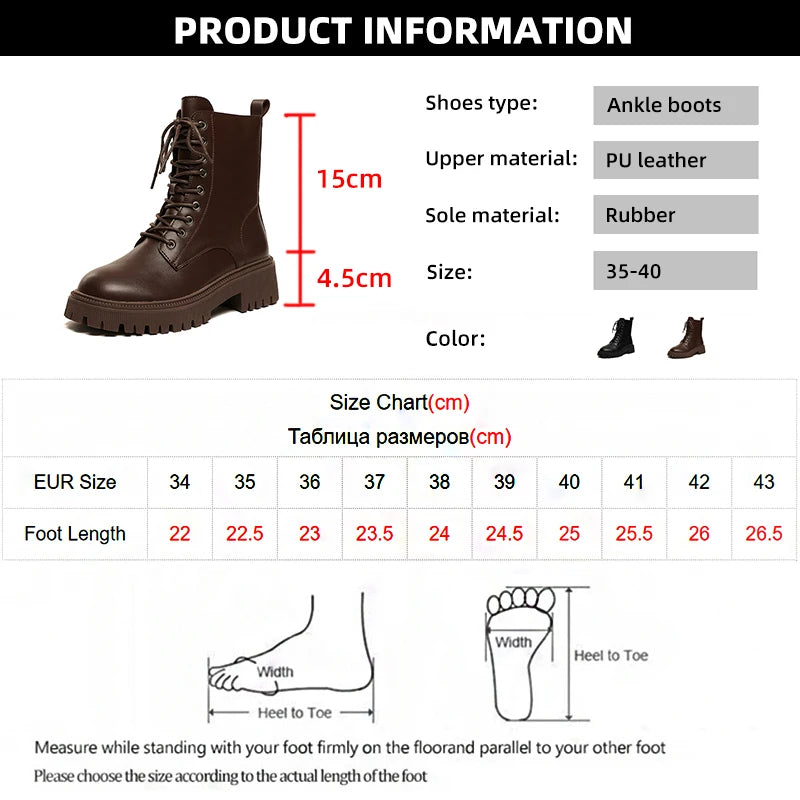 Brown Ankle Boots Women