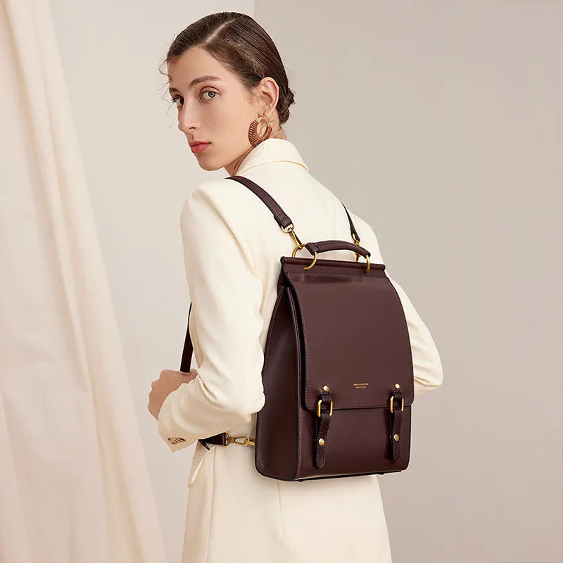 Cowhide Backpack